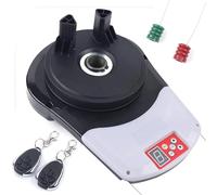 Ouverture de Porte à Rouleaux Silencieux 800N Force de Levage w/2 télécommandes, Inverse de sécurité Automatique pour Volets en Acier, Installation de Bricolage pour Garage Yard clôture Porte jusqu'à