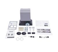 Ouverture de porte coulissante, moteur puissant 750W, capacité de charge 1600 kg, argent, rayon vert