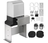 Ouverture de porte coulissante SucceBuy, 3100 livres, AC1400, 2 télécommandes, 43 pieds/min, kit de sécurité