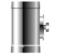 Ouverture de test avec douille à sertir maximum 200°C - double paroi - Schräder Future DW 200 mm