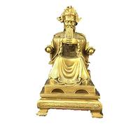 Ouverture du Dragon en cuivre Pur Cinq Dieux comme Les Dieux des Cinq maîtres de la bibliothèque des ressources financières Riches Jin Yuanbao Ornements Fengshui de Richesse Porte-Bonheur