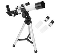 Ouverture du Télescope 40mm, Télescope de Réfraction Astronomique Portatif de Longueur Focale de 400 mm, Télescope Professionnel Réfracteur Astronomique, Télescope pour Adultes Enfants