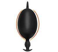 Ouverture haute-élastique gonflable améliorée unique de plénitude en silicone, conception texturée douce avec base discrète +Y8