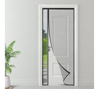 Ouverture Latérale Moustiquaire Porte MagnéTique 200x210 Rideau AimantéE Mains Libres Anti Mouche pour Porte Fenetre, Balcon, Salon, Terrasse