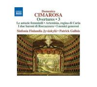 Cimarosa – Ouvertures Vol. 3 – CD – NAXOS