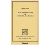 Ouvrage De Pénélope Ou Machiavel En Médecine