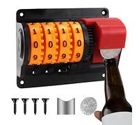Ouvre-bière mural avec compteur de chiffres précis pour bar, restaurant, cuisine, maison, hommes, mari, père, cadeau