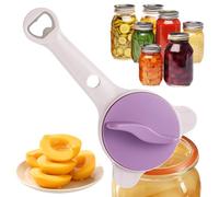 Ouvre-bocal e récipient, 1 extracteur de couvercle multifonction pour tâches de cuisine, aide à la préhension compacte avec poignée de levier, brise-étain, appareil utile pour camping, bar