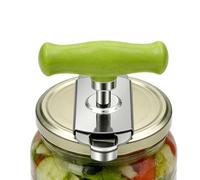 Ouvre-bocal - Construction compacte en acier inoxydable ABS - Spatule de couvercle en verre réglable - Poignée antidérapante - Ustensiles de cuisine - Stations de préparation de fête, tables de