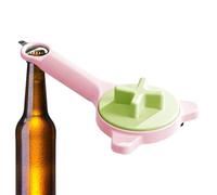 Ouvre-bocal en ABS PC, 27 cm | Pince à canettes réglable | Décapsuleur magnétique ergonomique antidérapant pour mains faibles, personnes âgées, femmes, canettes de soda
