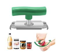 Ouvre-bocal en acier inoxydable - Ouverture facile - Idéal pour les mains faibles, les personnes âgées souffrant d'arthrite et les personnes ayant une force insuffisante, ouverture en trois secondes.