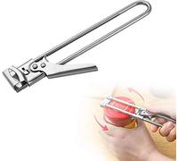 Ouvre-bocal et décapsuleur réglable multifonction en acier inoxydable - Ouvre-boîte manuel - Accessoires de cuisine (1 pièce)