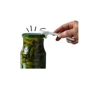 Kitchen Craft - Ouvre-Pot et Bocal en Inox, Système de Levier, 14 x 9.5 cm - Couleur Bleu, Jaune, Rouge et Blanc