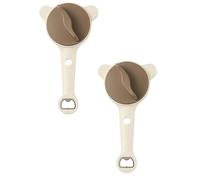 Ouvre-bocal manuel avec retrait sans effort du couvercle, ouvre-bouteille, ouvre-boîte multifonction 4 en 1, ouvre-bocal sans tension pour toutes les canettes et bocaux, décapsuleurs pour la maison