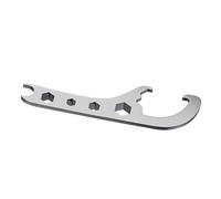 Ouvre-bocal multifonction en acier avec poignée ergonomique, design clé pour couvercles de seaux, construction antirouille