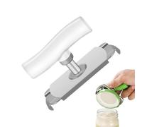 Ouvre Bocal, Ouvre Boîte Manuel Acier Inoxydable pour Ongles Longs, Ouvres Bocal Poignée Réglable pour Mains Faibles, Ouvres Bocals Multifonctionnel Pince, pour Ustensiles Cuisine