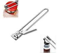 Ouvre-bocal réglable en acier inoxydable - Pince de couvercle robuste pour bouteilles et bouchons de bocaux hermétiques, outil de cuisine facile à utiliser pour les mains faibles, soulagement de