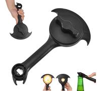 Ouvre-bocal réglable en acier inoxydable, pince multifonction pour couvercles et bouchons de bouteilles pour mains faibles, ouvre-boîtes en acier inoxydable, outils faciles à ouvrir pour bocaux