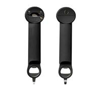 Ouvre-bocal rétractable multifonction 3 en 1 manuel - Longue poignée - Économie de main-d'œuvre - Outil réglable pour les mains faibles, les personnes âgées ou les enfants - Gadget de cuisine (noir)