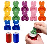 Ouvre Bocal Sans Effort, 6/12/24 Pièces Multifonctionnel Ouvre Bouteille Ajustable, Ouvre Boite de Conserve Ouvre Couvercle Facile à Ouvrir Gadget de Cuisine Solide Cola, Bière, Soda, Boissons (12Pcs)
