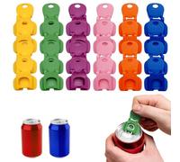 Ouvre Bocal Sans Effort, 6/12/24 Pièces Multifonctionnel Ouvre Bouteille Ajustable, Ouvre Boite de Conserve Ouvre Couvercle Facile à Ouvrir Gadget de Cuisine Solide Cola, Bière, Soda, Boissons (24Pcs)