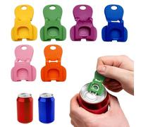 Ouvre Bocal Sans Effort, 6/12/24 Pièces Multifonctionnel Ouvre Bouteille Ajustable, Ouvre Boite de Conserve Ouvre Couvercle Facile à Ouvrir Gadget de Cuisine Solide Cola, Bière, Soda, Boissons (6Pcs)
