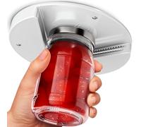 Ouvre-bocal sous armoire - pour les mains faibles et les personnes âgées souffrant d'arthrite - Très résistant, permet de dévisser facilement n'importe quelle taille de couvercle - Ouvre-bouteille et