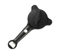 Ouvre-bocal universel 4 fonctions en 1 - Décapsuleur antidérapant - Pour camping, bar, pique-nique, restaurant, appartement, dortoir