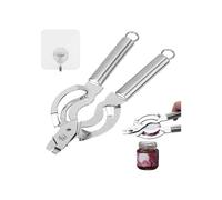 Ouvre-bocal universel - Acier inoxydable - 26 x 9,1 cm - Multifonction - Argent - Cuisine