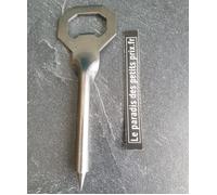 ouvre bocaux stérilisé ,tire languette,décapsuleur en métal avec pointaux,3 en 1