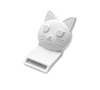 Ouvre-boîte de nourriture pour chat - Lève-onglet facile à tirer, outil d'ouverture de pot en forme de imprimé en 3D, poignée ergonomique ultra légère de 10 g
