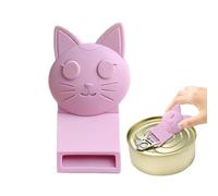Ouvre-boîte de nourriture pour chat | Outil d'ouverture de bocal en forme de chat imprimé 3D | Ouvre-boîte de cuisine avec une poignée ergonomique | Pour maison, dortoir, cuisine, appartement