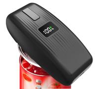 Ouvre-boîte électrique avec affichage LED, ouvre-boîte électrique pour | Ouvre-boîte automatique One-Touch avec batterie rechargeable USB pour cuisine ou arthrite, mains libres, bord lisse, compact