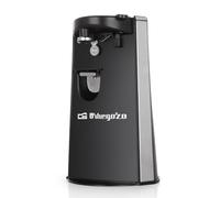 Ouvre-boîte électrique multifonction 3 en 1 Lame en acier inoxydable amovible Puissance 60 W. Fonctions : ouvre-boîte, aiguiseur de couteau, ouvre-bouteille.