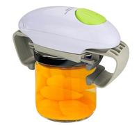 Ouvre-Boîte Electrique One Touch Portable, Gadget Cuisine Moins Efforts pour Bocaux Scellés Tous, Décapsuleur pour Mains Faibles et Personnes Agées Souffrant Srthrite, Enfants, Femme au Foyer, Chefs