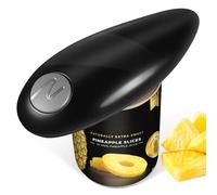 Ouvre Boite Electrique, Ouvre Bocal One Touch, Ouvre Boite de Conserve Electrique, l'Interrupteur Automatique à Une Touche et Démarrage, pour Chefs/Personnes Souffrant D'arthrite/Agée (black)