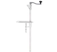 Ouvre-boîte en aluminium et acier inoxydable de 70 cm de longueur, poignée à manivelle rotative à 360 degrés, pince de fixation pour table, appareil manuel pour ouvrir des boîtes de conserve et des