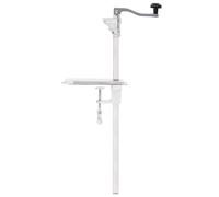 Ouvre-boîte en aluminium et acier inoxydable - Ouvre-boîte de 70 cm de long, robuste et durable pour la cuisine - Idéal pour un usage quotidien - Aspect argenté pour un design moderne