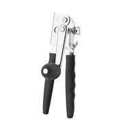 Ouvre-boîte, manivelle manuelle robuste avec poignées extra longues confortables, facile, compatible les grandes canettes