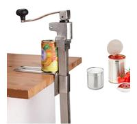 Ouvre-boîte manuel avec lame en acier inoxydable, monté sur banc pour la maison, la cuisine, le restaurant, l'hôtel, un usage commercial