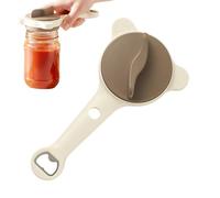 Ouvre-boîte manuel | Décapsuleur portable pour la cuisine avec poignée antidérapante | Longue poignée pour une manipulation facile | Portable pour la maison, l'appartement, le camping, les