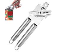 Ouvre-boîte manuel en acier inoxydable pour ouvrir des bouteilles et des bocaux - Pour les personnes âgées - Pour restaurant, bar, cuisine, maison, famille, extérieur, appartement, barbecue H