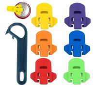Ouvre Boîte Manuel Facile 13 Pièces Ouvre Boîtes à Boissons Plastique Kit décapsuleur Easy Jar pour Canettes en Aluminium Cola Bière Soda Boissons