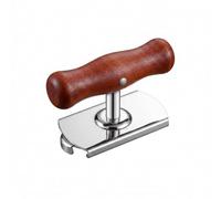 Ouvre-Boîte Manuel Réglable Polyvalent, Ouvre-Pots Universel Acier Inoxydable, Poignée Bois Hêtre, Ouvre-Bocal Seniors & Arthritiques, Pots Confiture & Boîtes Épices (COULEUR-1,9.5x5x6cm)