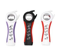 Ouvre-boîte, ouvre-bocal multifonction 5 en 1, couvercles de bouteilles antidérapants, outils manuels, ustensiles de cuisine pour ouvrir les canettes, les bocaux, bouteilles