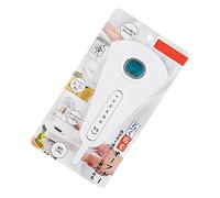 Ouvre-boîte, Ouvre-boîte et Ouvre-bouteille en Forme de V, Ouvre-couvercle pour la Cuisine à Domicile, Ouvre-boîte Multifonction Manuel sans Effort (Blanc)