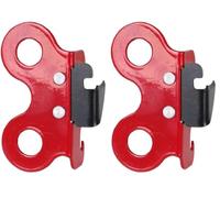 Ouvre-Boîte Papillon Rouge 2 en 1 - Compact et Polyvalent - ouvre boite et canette - cuisine pique nique camping - randonnée - Décapsuleur) (Lot de 2)