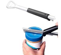 Ouvre Boîte pour Âgées Mains, avec Ouvre-Boîte Manuel, Ouvre-Bouteille Réglable et Multifonctionnel, Ouvre Bocal Universel Antidérapant pour Personnes Âgées, Convient aux Mains Faibles