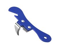 Ouvre-boîte pratique pour la maison - Ouvre-boîte multifonction - Ouvre-boîte - Ouvre bouteille de bière - Super bon ours (bleu, 9,7 cm x 3,4 cm)