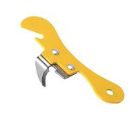 Ouvre-boîte pratique pour la maison - Ouvre-boîte multifonction - Ouvre-boîte - Ouvre bouteille de bière - Super bon ours (jaune, 9,7 cm x 3,4 cm)